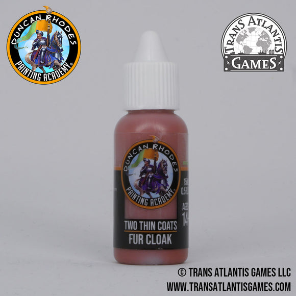 Fur Cloak Paint - Two Thin Coats