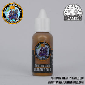 Dragon's Gold Paint - Two Thin Coats
