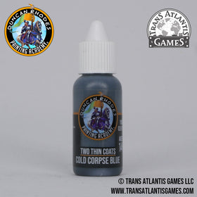 Cold Corpse Blue Paint - Two Thin Coats