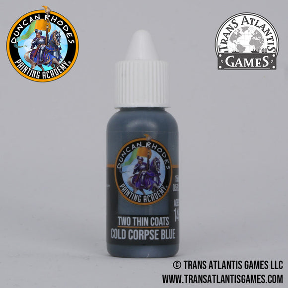 Cold Corpse Blue Paint - Two Thin Coats