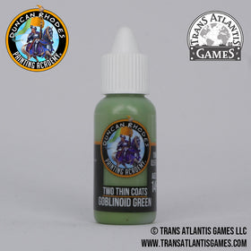Goblinoid Green Paint - Two Thin Coats