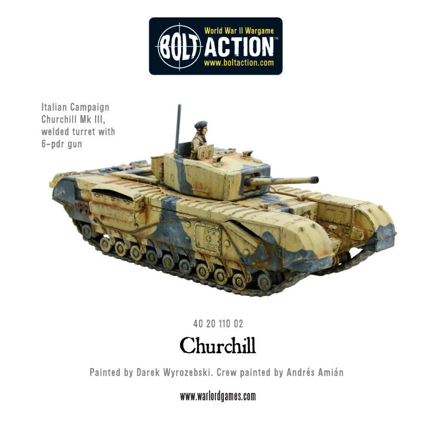 Churchill Tank (Plastic) - Bolt Action - 0
