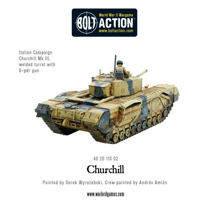 Churchill Tank (Plastic) - Bolt Action