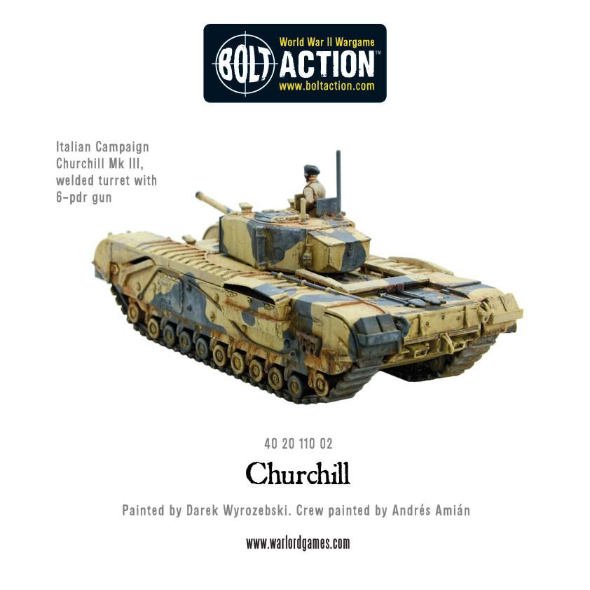 Churchill Tank (Plastic) - Bolt Action