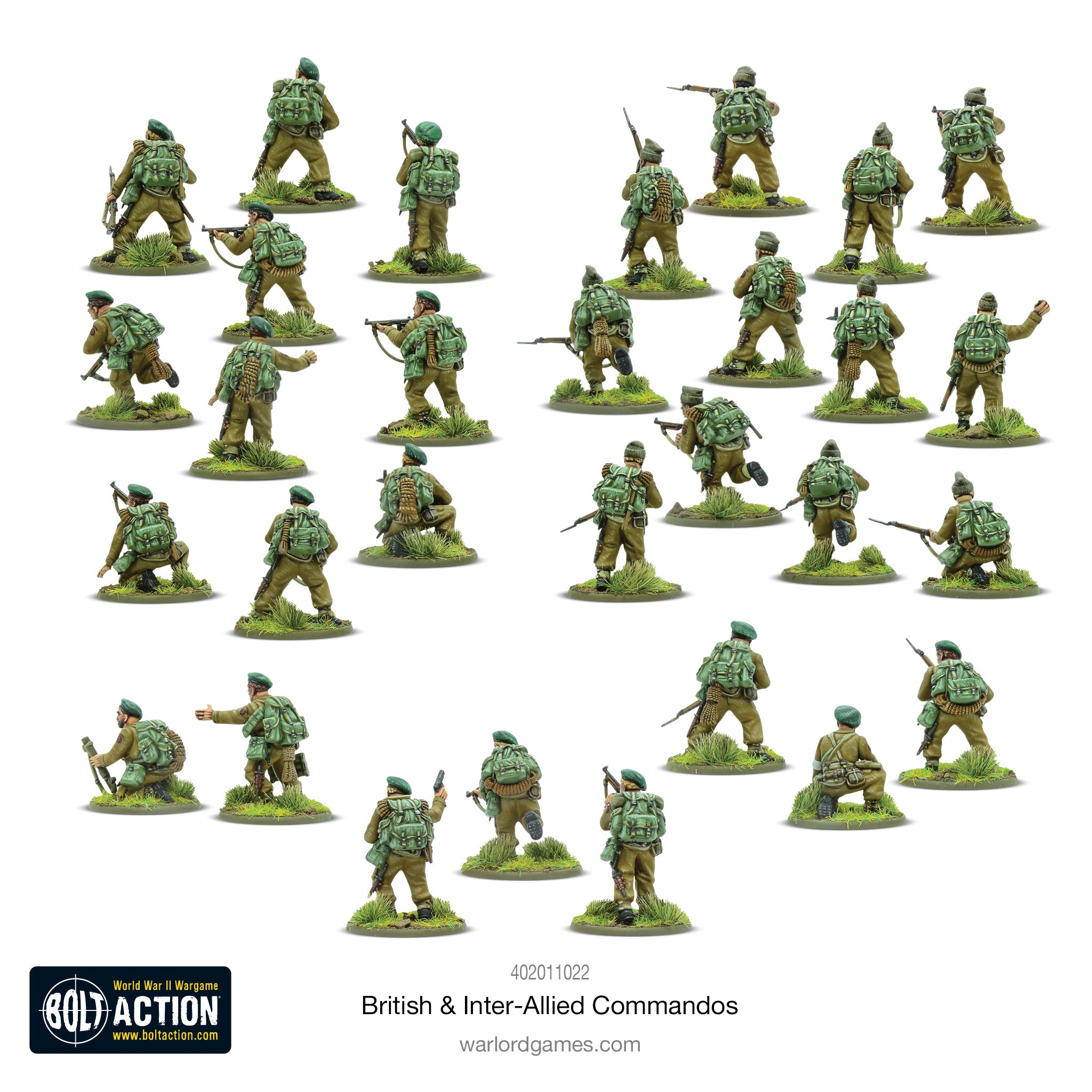 British & Inter-Allied Commandos - Bolt Action