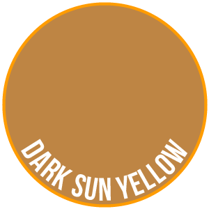 Dark Sun Yellow Paint - Two Thin Coats