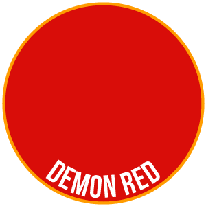 Demon Red Paint - Two Thin Coats
