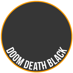 Doom Death Black Paint - Two Thin Coats - 0
