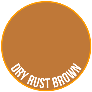 Dry Rust Brown Paint - Two Thin Coats