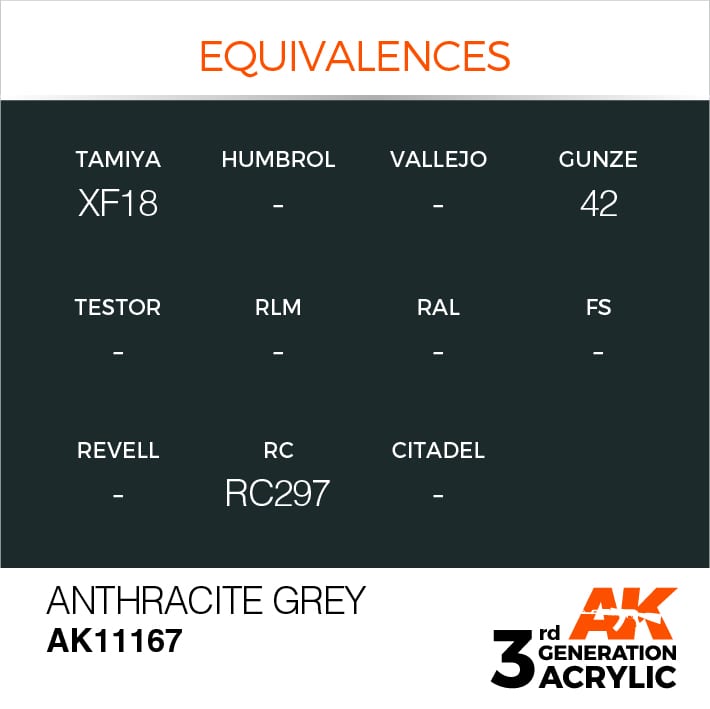 AK Interactive 3g Anthracite Grey 17ml