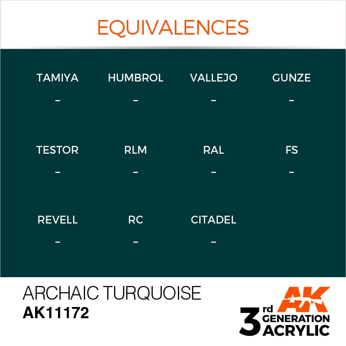 AK Interactive 3g Archaic Turquoise 17ml