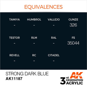 AK Interactive 3g Strong Dark Blue 17ml