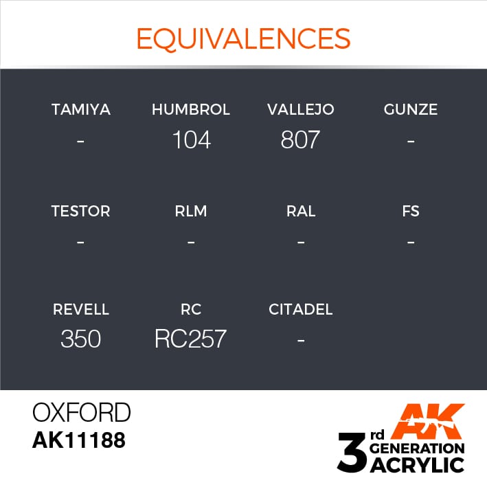 AK Interactive 3g Oxford 17ml