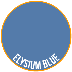 Elysium Blue Paint - Two Thin Coats