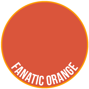 Fanatic Orange Paint - Two Thin Coats