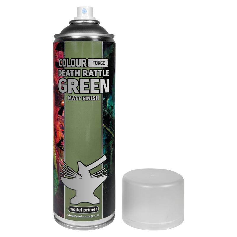Colour Forge Spray Paint: Death Rattle Green (500ml) - 0