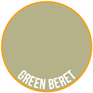 Green Beret Paint - Two Thin Coats - 0