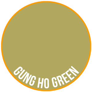 Gung-ho Green Paint - Two Thin Coats - 0