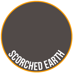 Scorched Earth Paint - Two Thin Coats