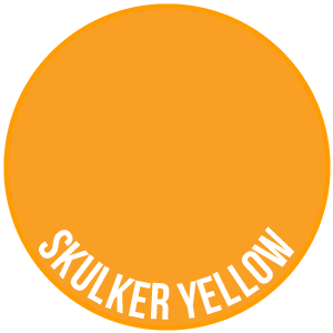Skulker Yellow Paint - Two Thin Coats