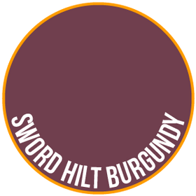 Sword Hilt Burgundy Paint - Two Thin Coats - 0