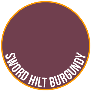 Sword Hilt Burgundy Paint - Two Thin Coats - 0