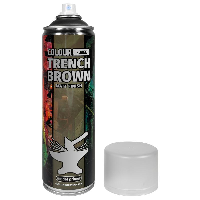 Colour Forge Spray Paint: Trench Brown (500ml)
