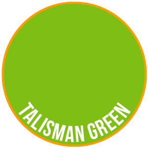 Talisman Green Paint - Two Thin Coats