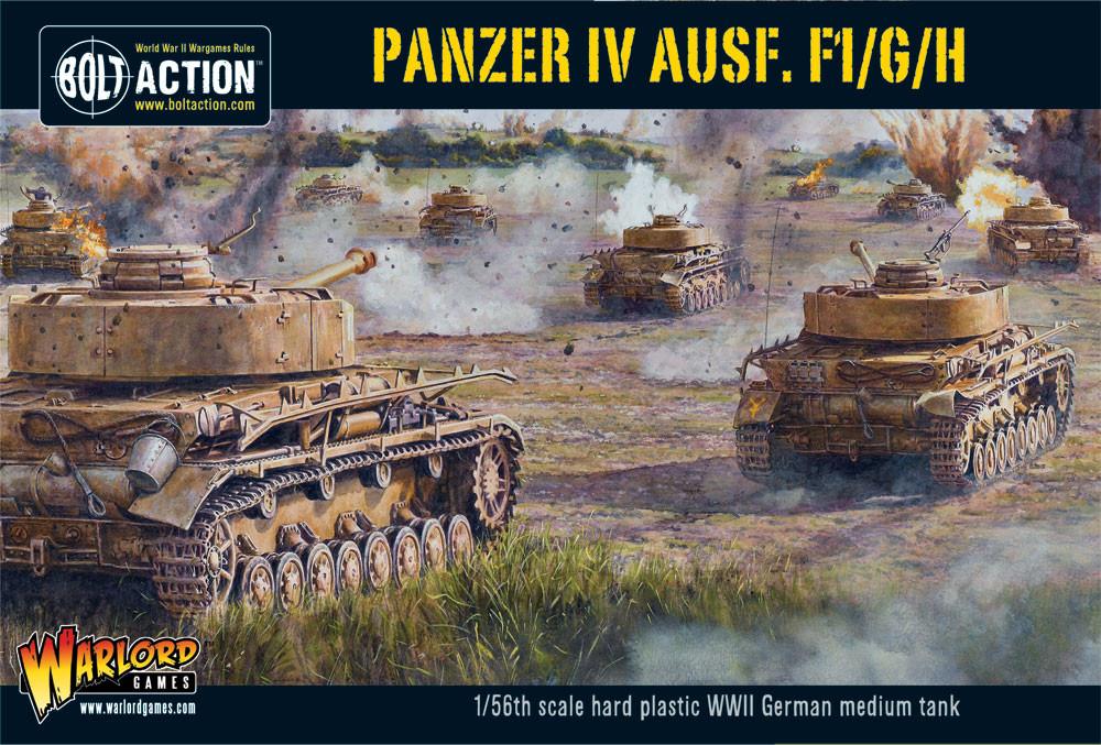 Panzer IV Ausf. F1/G/H Medium Tank (Plastic) - Bolt Action