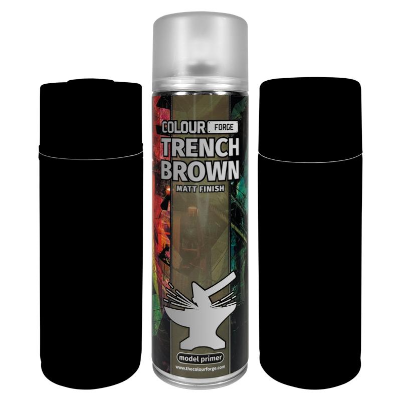 Colour Forge Spray Paint: Trench Brown (500ml)