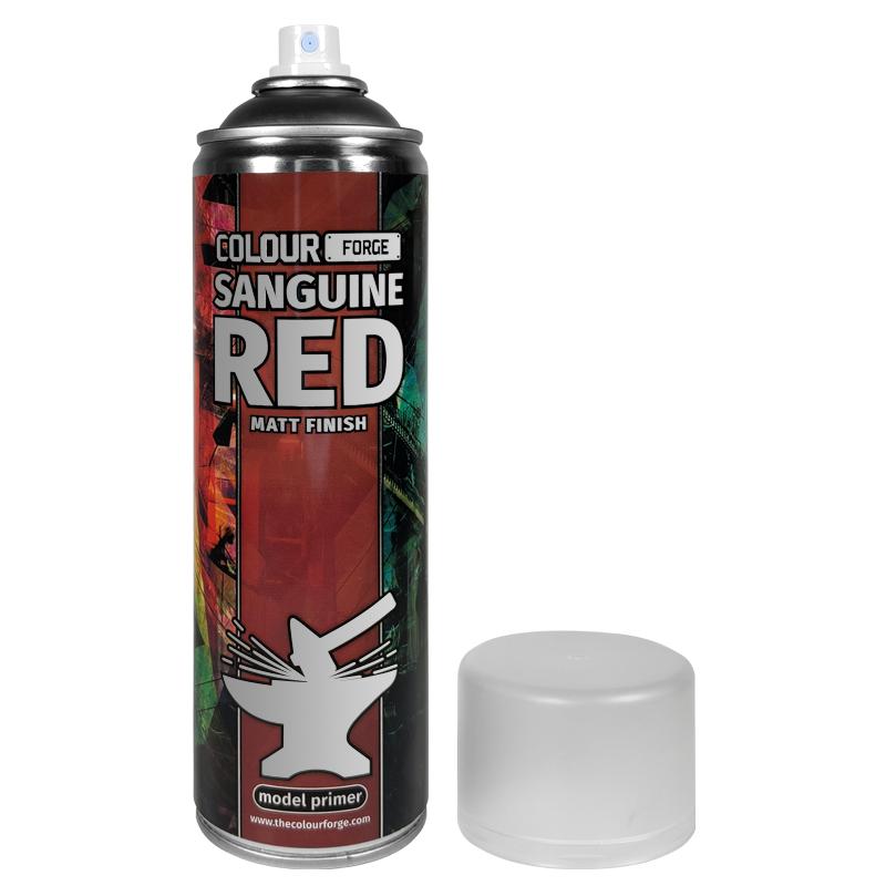 Colour Forge Spray Paint: Sanguine Red (500ml)