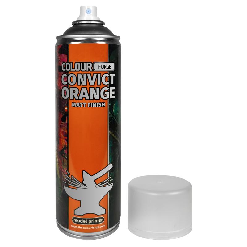 Colour Forge Spray Paint: Convict Orange (500ml)