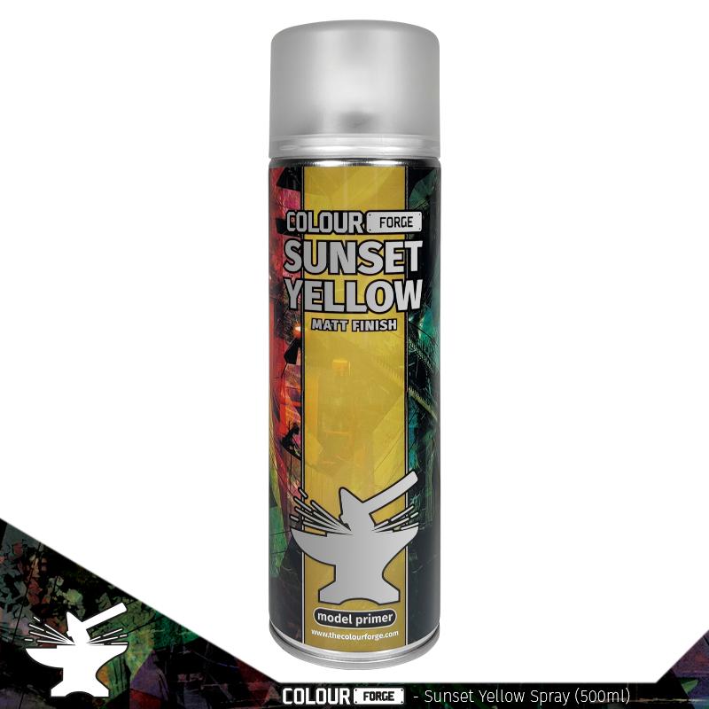 Colour Forge Spray: Sunset Yellow (500ml)