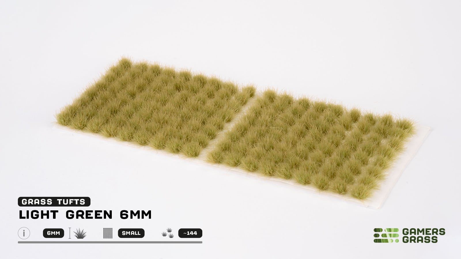 Light Green 6mm Tufts (Small) - Gamers Grass