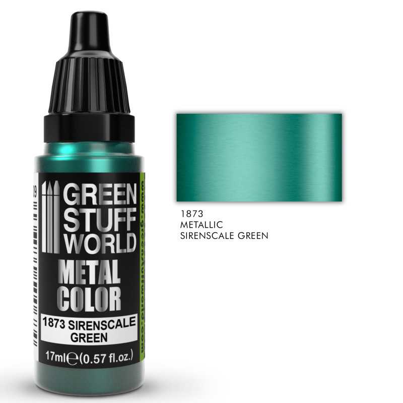 Metallic Paint Sirenscale Green - Green Stuff World