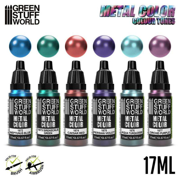 Metallic Paints Set - Colours - Green Stuff World