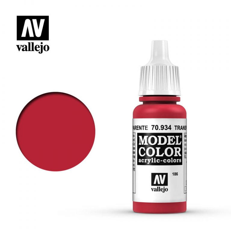Transparent Red - Vallejo Model Color