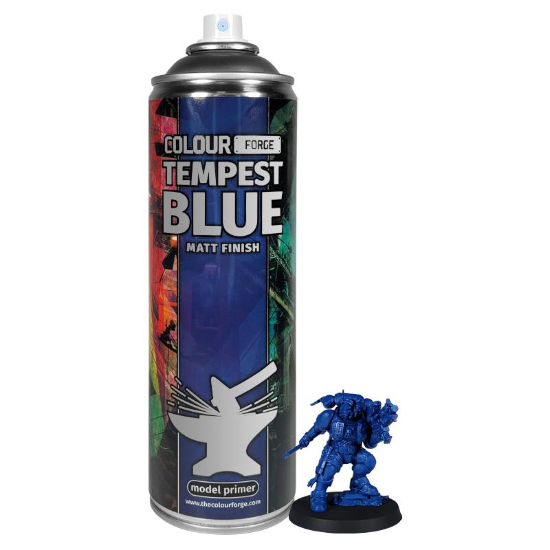 Colour Forge Spray Paint: Tempest Blue (500ml) - 0