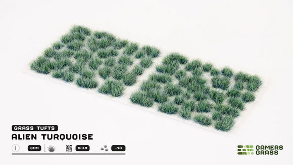 Alien Turquoise 6mm Tufts (Wild) - Gamers Grass