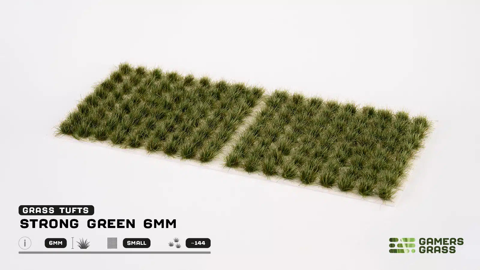Strong Green 6mm Tufts (Small) - Gamers Grass