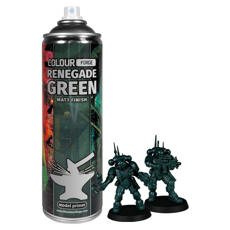 Colour Forge Spray Paint: Renegade Green (500ml)