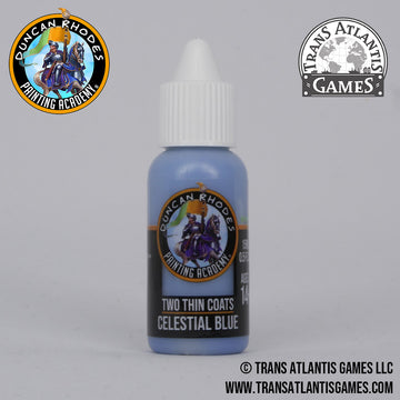 Celestial Blue Paint - Two Thin Coats