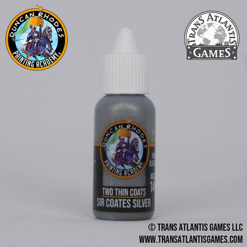 Sir Coates Silver Paint - Two Thin Coats