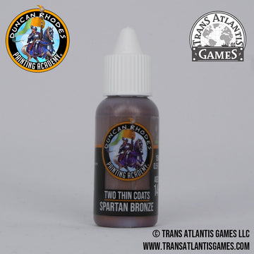 Spartan Bronze Paint - Two Thin Coats