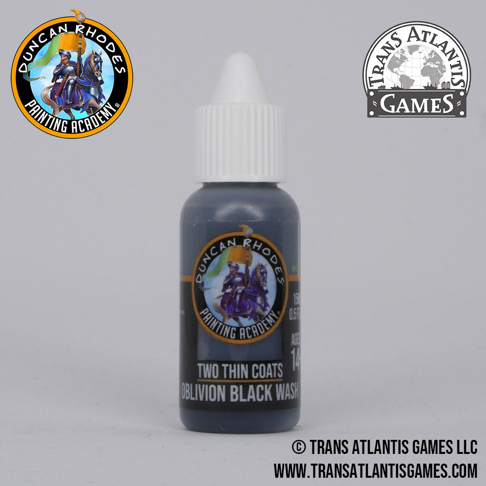Oblivion Black Wash 15ml Paint -Two Thin Coats | Maelstrom Games