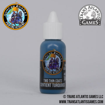 Sentient Turquoise Paint - Two Thin Coats