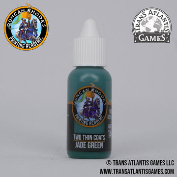 Jade Green Paint - Two Thin Coats