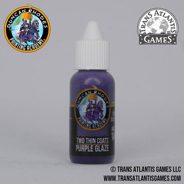 Purple Glaze - Two Thin Coats