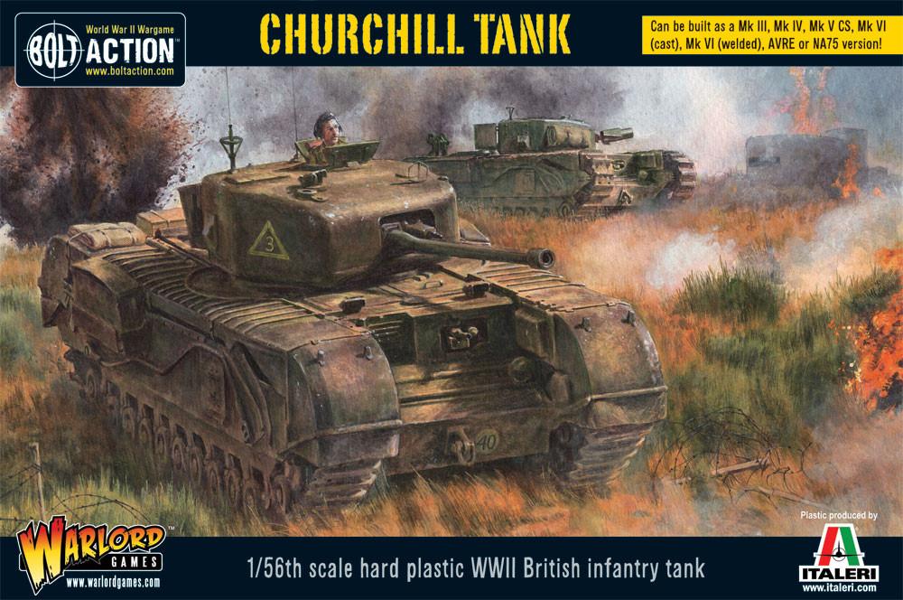 Churchill Tank (Plastic) - Bolt Action