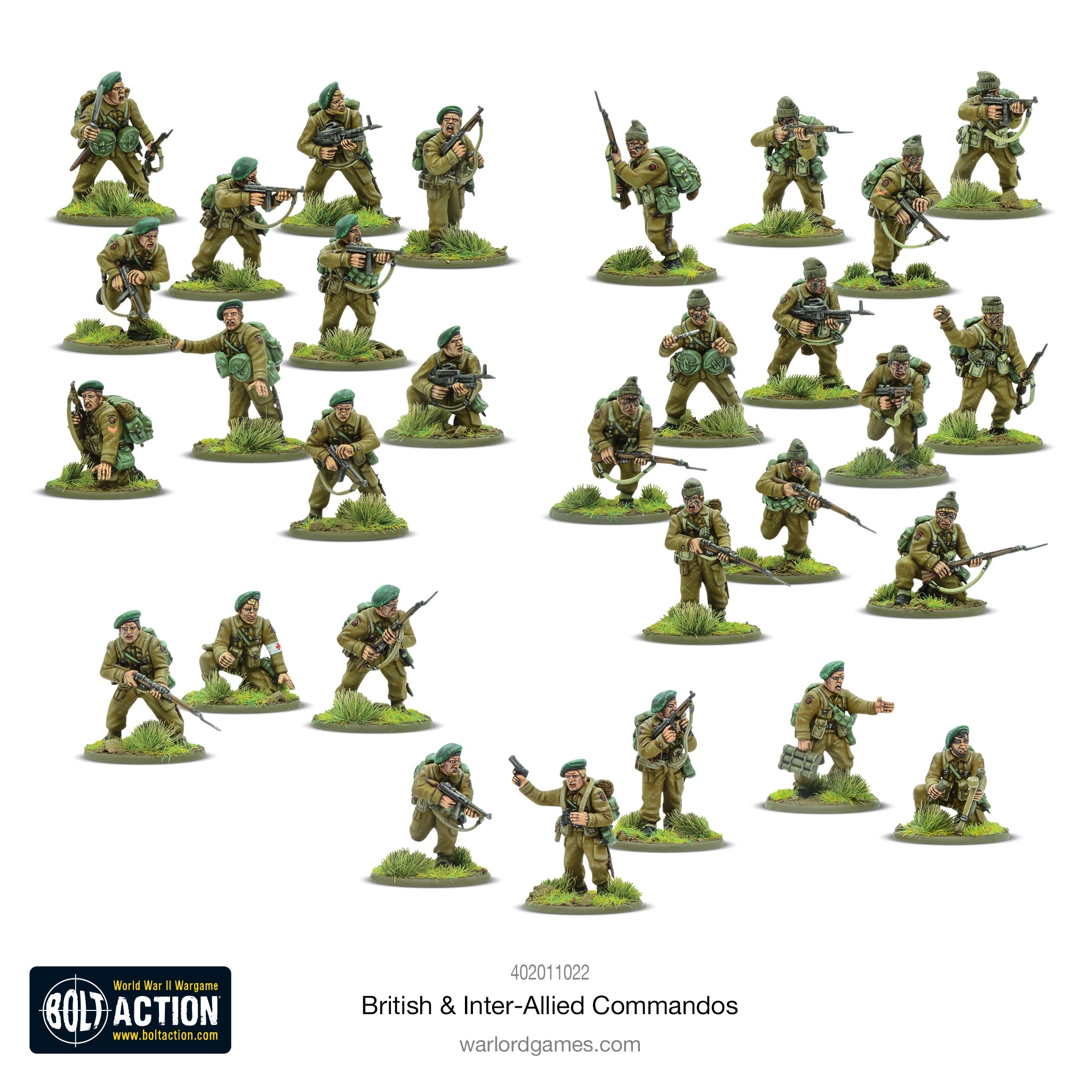 British & Inter-Allied Commandos - Bolt Action